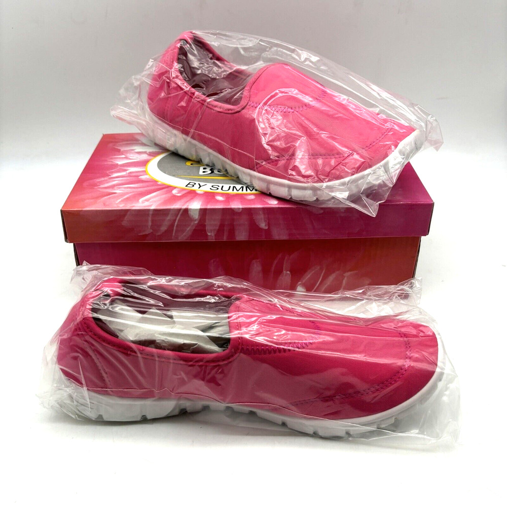 NEW Bolaro by Summer Rio CF1130 Fuchsia Slip On Beach Water Shoes Women's 10